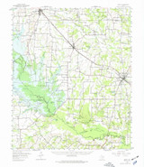 Emory, Texas 1956 (1977) USGS Old Topo Map Reprint 15x15 TX Quad 107935