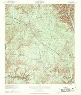 Comstock, Texas 1941 (1970) USGS Old Topo Map Reprint 15x15 TX Quad 108056