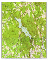 Saugatuck Reservoir 1951 - Custom USGS Old Topo Map - Connecticut