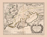 Ukraine 1704 Crimea - Old Map Reprint