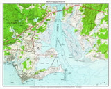 Connecticut River Mouth - Old Saybrook - Fenwick - 7x7 Coast 17 1958 - Custom USGS Old Topo Map - Connecticut