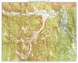 Buckland 1977 - Custom USGS Old Topo Map - Massachusetts 7x7 Custom FRCO