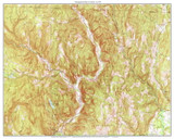 Colrain 1977 - Custom USGS Old Topo Map - Massachusetts 7x7 Custom FRCO