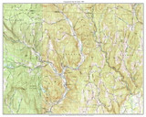 Colrain 1990 - Custom USGS Old Topo Map - Massachusetts 7x7 Custom FRCO