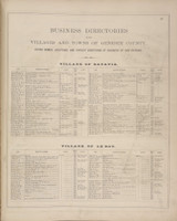 Business Directories #137 - New York 1876 - Old Town Map Reprint - Genesee Co. Atlas