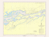 St. Regis to Croil Islands 1962 St Lawrence River Nautical Chart Reprint 11b Great Lakes