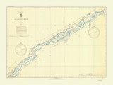 Croil Islands to Leishman Point 1937 St Lawrence River Nautical Chart Reprint 12a Great Lakes