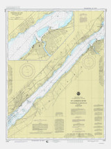 Ogdensburg to Brockville 1998 St Lawrence River Nautical Chart Reprint 14 Great Lakes