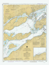 Bartlett Point to Cape Vincent 1986 St Lawrence River Nautical Chart Reprint 17 Great Lakes