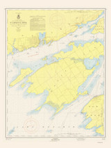 Cape Vincent to Allan Otty Shoal 1956 St Lawrence River Nautical Chart Reprint 18 Great Lakes