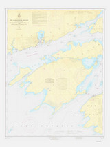 Cape Vincent to Allan Otty Shoal 1965 St Lawrence River Nautical Chart Reprint 18 Great Lakes