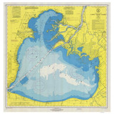 Lake St Clair 1972 Detroit & St Clair Rivers Harbor Chart Reprint Great Lakes 4 - 42
