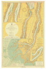 St Clair River 1922 Detroit & St Clair Rivers Harbor Chart Reprint Great Lakes 4 - 43