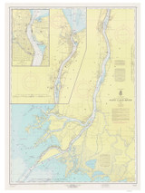 St Clair River 1962 Detroit & St Clair Rivers Harbor Chart Reprint Great Lakes 4 - 43