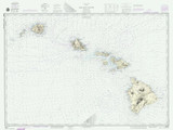 Hawaiian Islands 1991 Nautical Chart - Hawaiian Islands 4102 - 19004 Hawaii