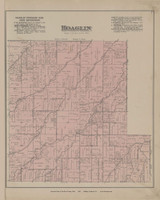 Hoaglin Ohio 1886 Old Town Map Custom Reprint - Van Wert Co. Atlas 6