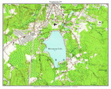 Lake Massapoag 1964 - Custom USGS Old Topo Map - Massachusetts 7x7 Custom - Lakes Not Quabbin Lake Massapoag 1964 - Custom USGS Old Topo Map - Massachusetts 7x7 Custom - Lakes Not Quabbin