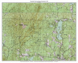 Thorndike Pond and Monadnock 1984 - Custom USGS Old Topo Map - New Hampshire - South West