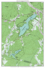 Cobbetts Pond and Rock Pond 1953 - Custom USGS Old Topo Map - New Hampshire - South East