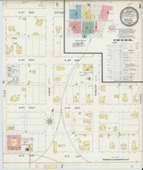Hope, Arkansas 1896 - Old Map Arkansas Fire Insurance Index