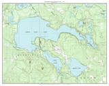 Great East Lake 1983 - Custom USGS Old Topo Map - Maine 1