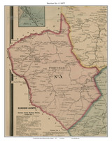 Precinct 5 (Rutland) - Old Town Map Custom Print - Harrison Co., Kentucky 1877