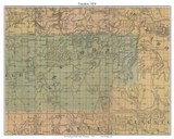 Freedom, Wisconsin 1859 Old Town Map Custom Print - Sauk Co.