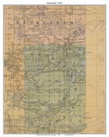 Greenfield, Wisconsin 1859 Old Town Map Custom Print - Sauk Co.