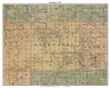Reedsburg, Wisconsin 1859 Old Town Map Custom Print - Sauk Co.