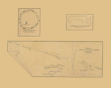 Ancient Mounds, Set #3, Wisconsin 1859 Old Town Map Custom Print - Sauk Co.
