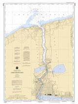 Lower Niagara Harbor 2004 Lake Ontario Harbor Chart Reprint Great Lakes 2 - 256