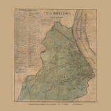 Middletown City - Middletown, Connecticut 1859 Middlesex Co. - Old Map Custom Print