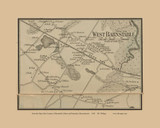 West Barnstable Village - Massachusetts 1858 Old Town Map Custom Print - Barnstable Co.