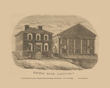 Pacific Bank Picture - Nantucket Massachusetts 1858 Old Town Map Custom Print - Nantucket Co.