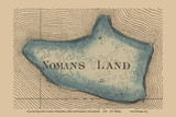 Nomans Land (Novelty Excerpt) - Massachusetts 1858 Old Town Map Custom Print - Dukes Co.