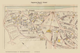 Sagamore Beach Strand - Bourne, Massachusetts 1910 Old Town Map Custom Print - Barnstable Co.