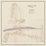 Sagamore - Bourne, Massachusetts 1910 Old Town Map Custom Print - Barnstable Co.