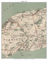 Dennis, 1891 - Old Town Map Reprint - Barnstable Co. - 1891 Atlas of Massachusetts