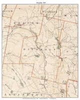 Hinsdale, 1891 - Old Town Map Reprint - Berkshire Co. - 1891 Atlas of Massachusetts