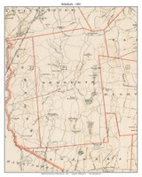 Rehoboth, 1891 - Old Town Map Reprint - Bristol Co. - 1891 Atlas of Massachusetts