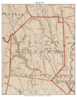 Chester, 1891 - Old Town Map Reprint - Hampden Co. - 1891 Atlas of Massachusetts