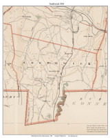 Southwick, 1891 - Old Town Map Reprint - Hampden Co. - 1891 Atlas of Massachusetts
