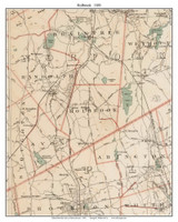 Holbrook, 1891 - Old Town Map Reprint - Norfolk Co. - 1891 Atlas of Massachusetts