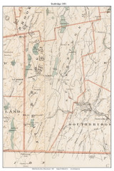 Sturbridge, 1891 - Old Town Map Reprint - Worcester Co. - 1891 Atlas of Massachusetts