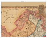 Brookline, Massachusetts 1853 Old Town Map Custom Print - Norfolk Co.