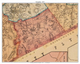 Stoughton, Massachusetts 1853 Old Town Map Custom Print - Norfolk Co.