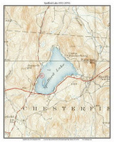 Spofford Lake 1932 - Custom USGS Old Topo Map - New Hampshire