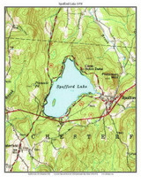 Spofford Lake 1958 - Custom USGS Old Topo Map - New Hampshire