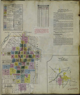 Bakersfield California 1949 V1 - Fire Insurance Index - Old Map Reprint