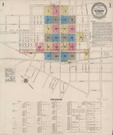 Los Angeles - Burbank California 1923 - Fire Insurance Index - Old Map Reprint